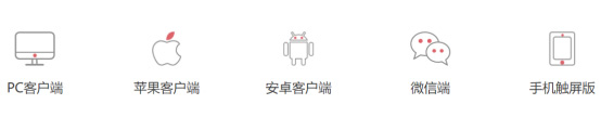 电商系统研发客户端种类图